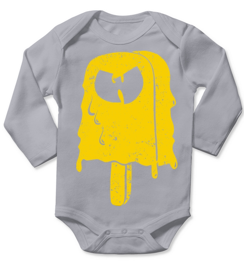 icecream wutang gold Long Sleeve Baby One-Piece