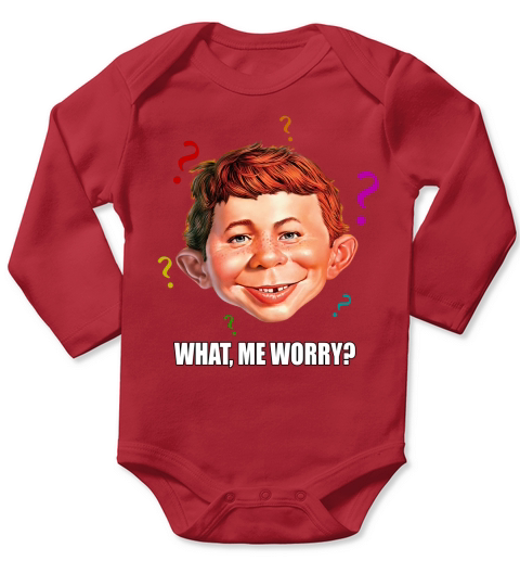 Mad Magazine What Me Worry Long Sleeve Baby One-Piece