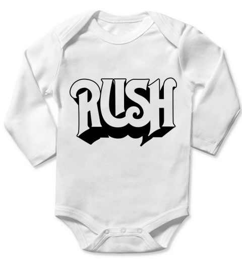 Rush Band Logo Long Sleeve Baby One-Piece