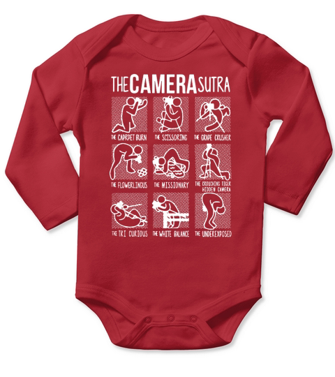 The Camera Sutra shirt Long Sleeve Baby One-Piece