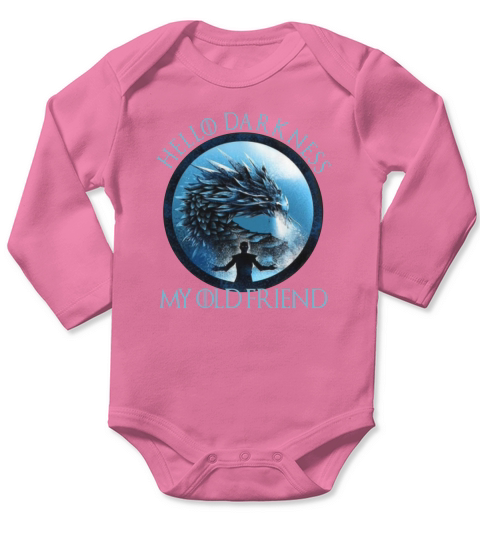 The Night King hello darkness my old friend Long Sleeve Baby One-Piece