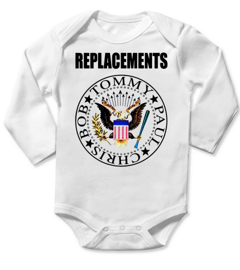 The Replacements Band Tshirt Long Sleeve Baby One-Piece
