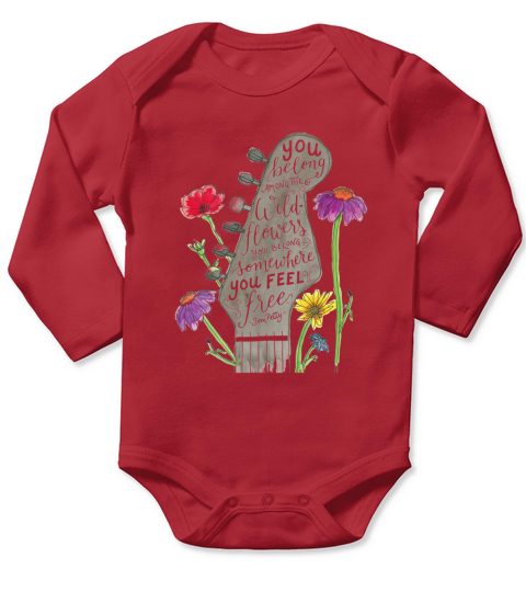 Tom Petty wild flowers Long Sleeve Baby One-Piece