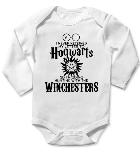 Winchesters I never received my letter to Hogwarts - Baby Onesie Long Sleeve Baby One-Piece