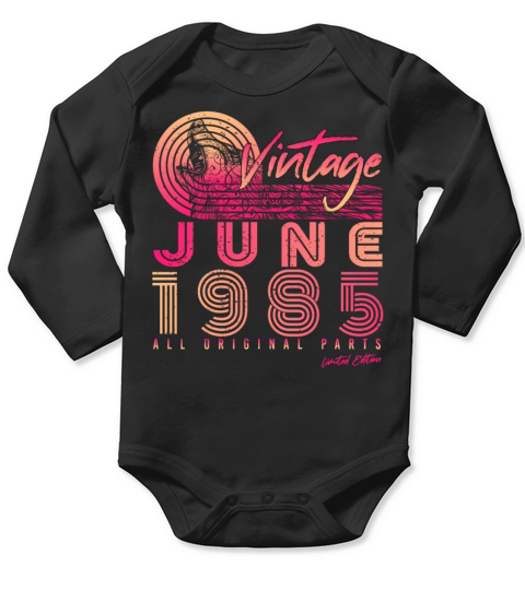 Year Of Construction 1985 June Long Sleeve Baby One-Piece