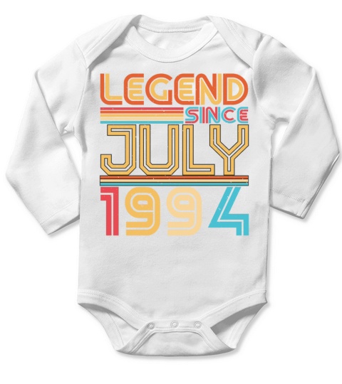 Year Of Construction July 1994 Long Sleeve Baby One-Piece