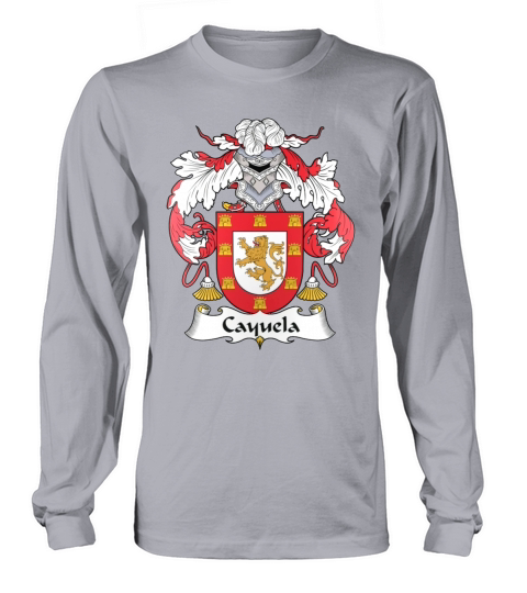 Cayuela Family Crest Spanish Family Crests Long sleeved Unisex