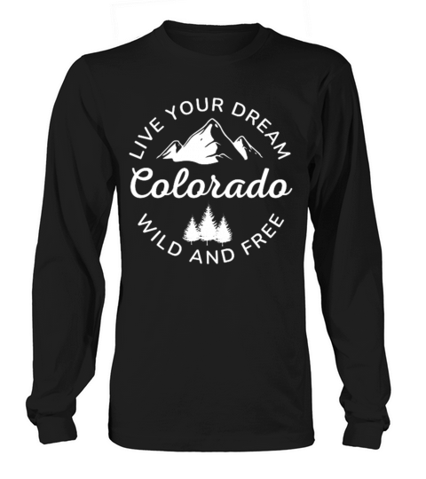 Colorado Mountains Vintage Long sleeved Unisex