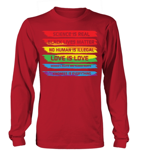 LBGT Flag Gay Pride Human Vintage Rainbow Long sleeved Unisex