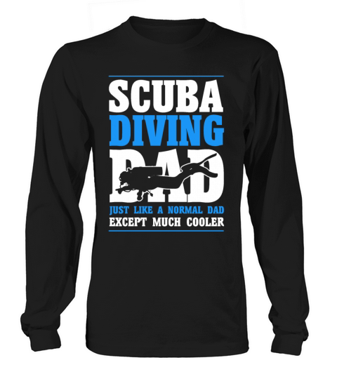 Scuba Diving Gift Underwater Lover Scuba Diver Long sleeved Unisex