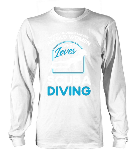 Scuba Diving Gift Underwater Lover Scuba Diver Long sleeved Unisex