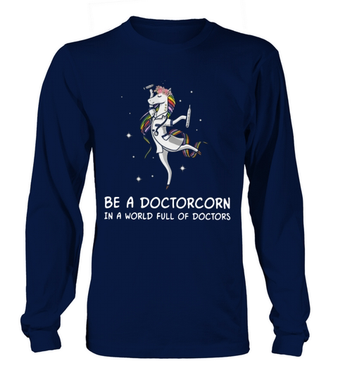 Unicorn be a doctorcorn in a would full of doctors - Ladies Flowy Tank Long sleeved Unisex