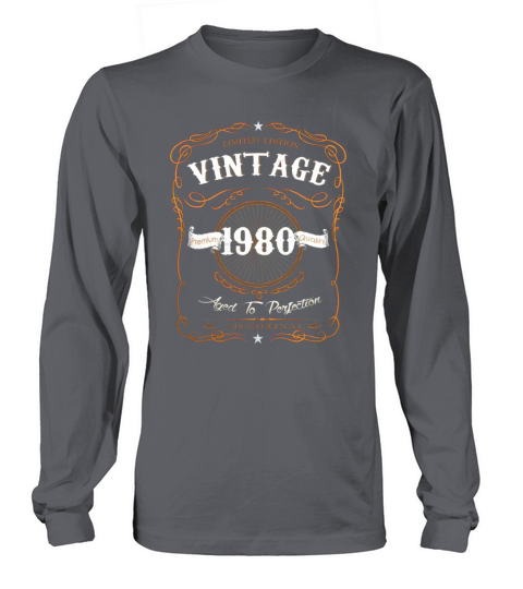 VINTAGE 1980 Long sleeved Unisex