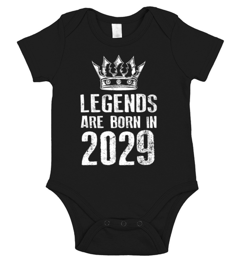 2029 legends born in Short Sleeve Baby One-Piece