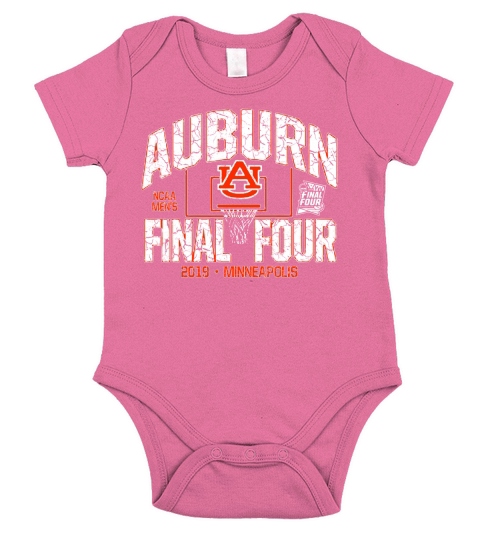 Auburn Final Four 2019 Minneapolis Short Sleeve Baby One-Piece