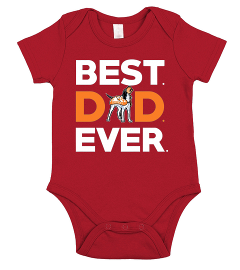Best Dad Tennessee Volunteers Ever T Short Sleeve Baby One-Piece
