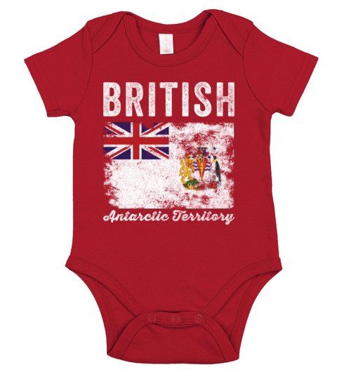 British Antarctic Territory Flag Short Sleeve Baby One-Piece