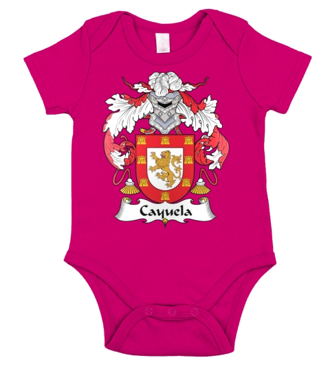 Cayuela Family Crest Spanish Family Crests Short Sleeve Baby One-Piece