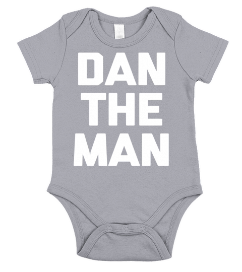 Dan The Man Shirt Short Sleeve Baby One-Piece
