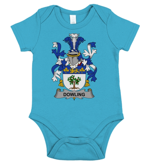 Dowling Family Crest Irish Family Crests II Short Sleeve Baby One-Piece