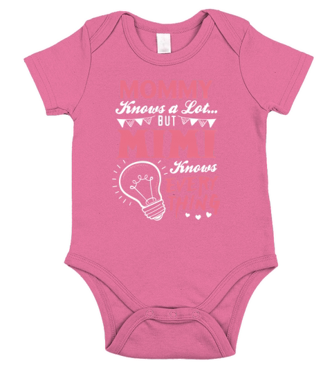 Funny mothers day shirt gifts for mimi Short Sleeve Baby One-Piece