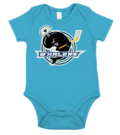 Hartford whalers Short Sleeve Baby One-Piece