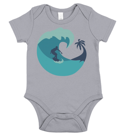 Have Fun With The Waves - Summer Vibes Short Sleeve Baby One-Piece