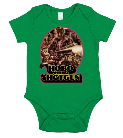 Hobo With A Shotgun Short Sleeve Baby One-Piece