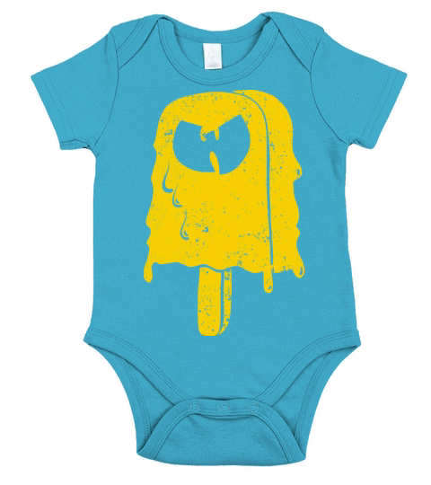 icecream wutang gold Short Sleeve Baby One-Piece