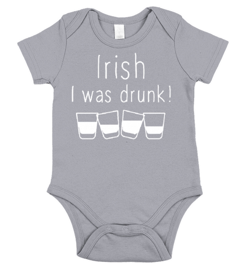 Irish I Was Drunk Short Sleeve Baby One-Piece