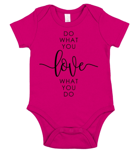Love Quote Short Sleeve Baby One-Piece