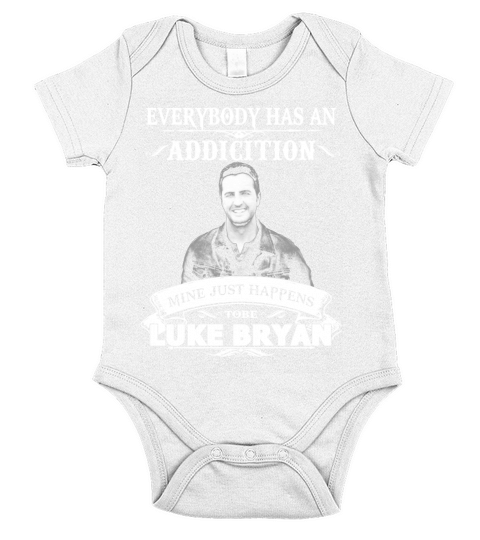 Luke Bryan addiction Short Sleeve Baby One-Piece