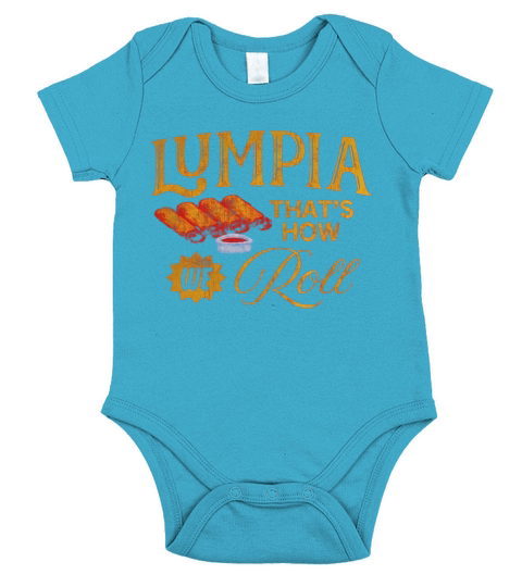Lumpia T-Shirt Thats How I Roll Philippines Pinoy Black Youth B077G58TBD 1 Short Sleeve Baby One-Piece