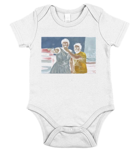 Mac and Charlie its always sunny in Philadelphia canvas shirt Short Sleeve Baby One-Piece