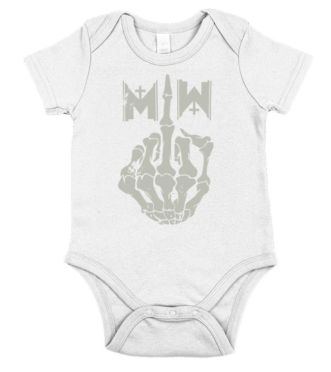 Motionless In White Men s Middle Finger T-Shirt Short Sleeve Baby One-Piece