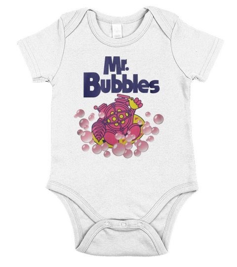 Mr Bubbles Short Sleeve Baby One-Piece
