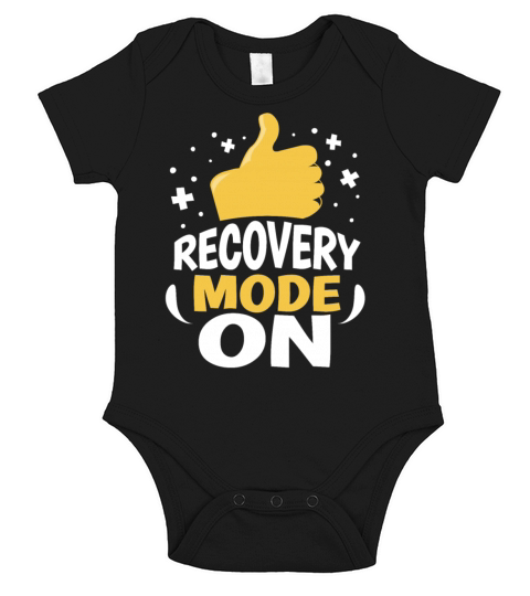 Recovery Mode On Patient Recover Survivor Surgery Short Sleeve Baby One-Piece