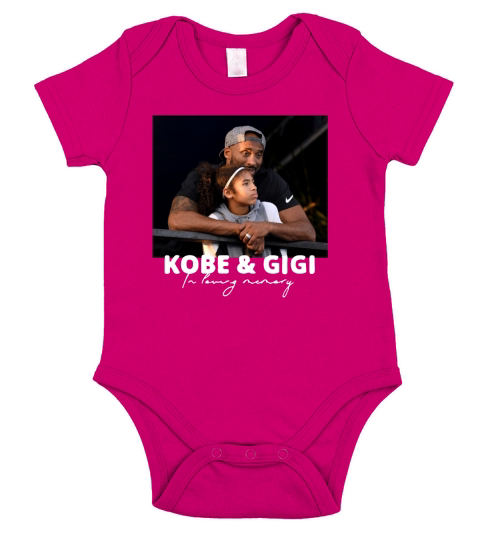 RIP Kobe & Gigi in loving memory Kobe and Gianna Bryant shirt Short Sleeve Baby One-Piece