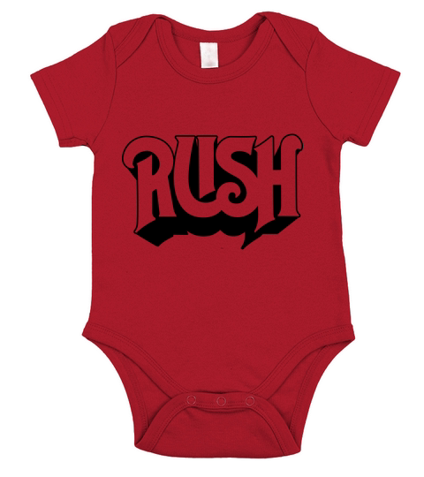 Rush Band Logo Short Sleeve Baby One-Piece
