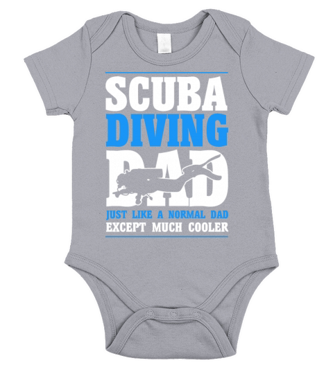 Scuba Diving Gift Underwater Lover Scuba Diver Short Sleeve Baby One-Piece