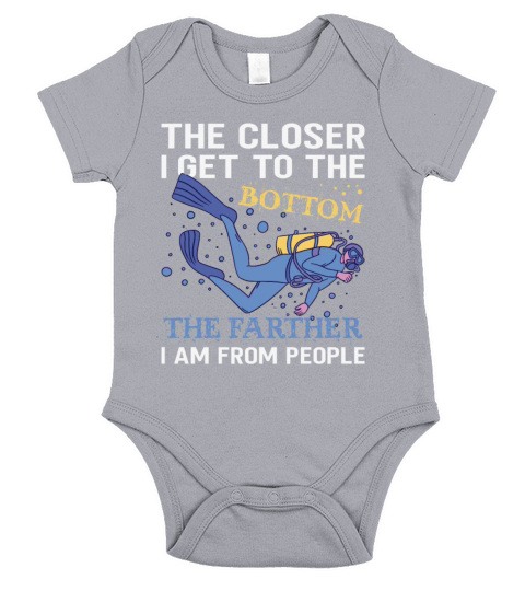 Scuba Diving Gift Underwater Lover Scuba Diver Short Sleeve Baby One-Piece