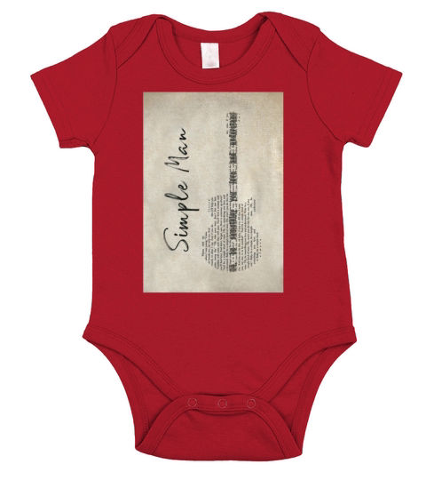 SIMPLE MAN - Baby Onesie Short Sleeve Baby One-Piece