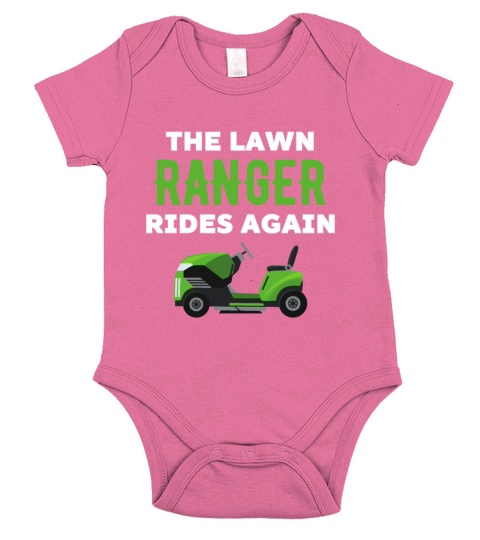 The Lawn Ranger Rides Again Short Sleeve Baby One-Piece