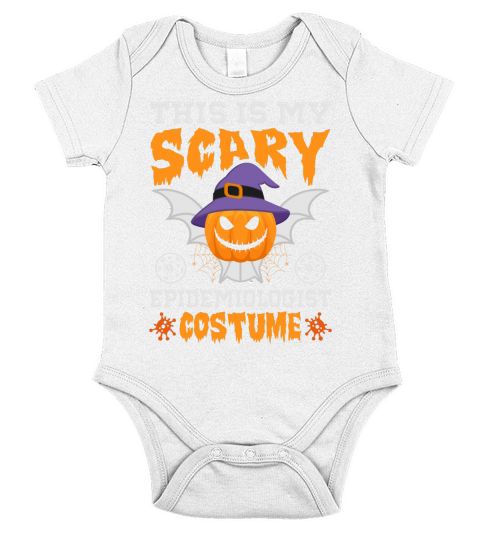 This Is My Scary Epidemiologist Halloween Costume Short Sleeve Baby One-Piece