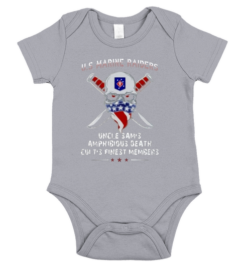 US Marine Raiders Short Sleeve Baby One-Piece