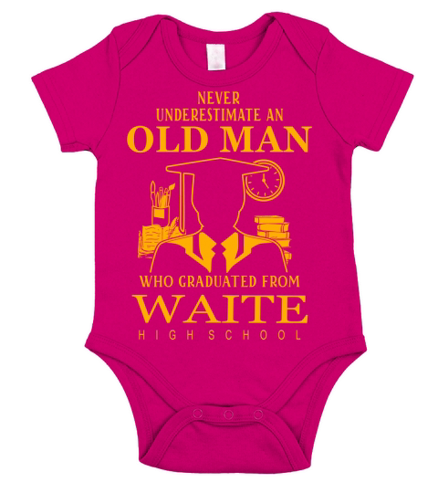 Waite High School Short Sleeve Baby One-Piece