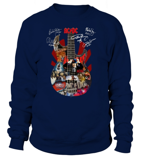 ACDC Guitarist Signatures shirt Sweatshirt Unisex