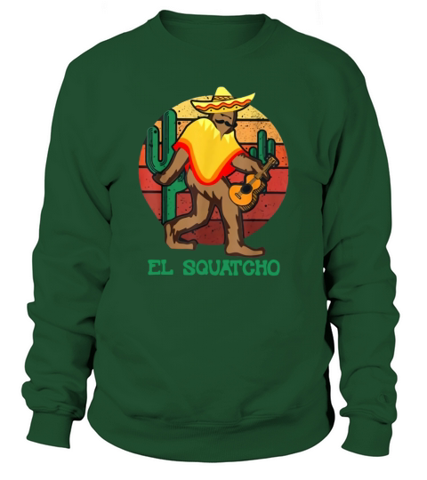 Bigfoot El Squatcho Vintage shirt - Baby Onesie Sweatshirt Unisex