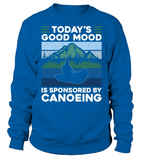 Canoe Canoeing Vintage Retro Sweatshirt Unisex