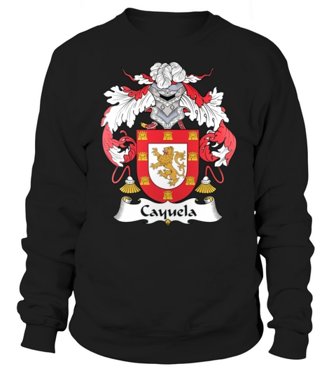 Cayuela Family Crest Spanish Family Crests Sweatshirt Unisex